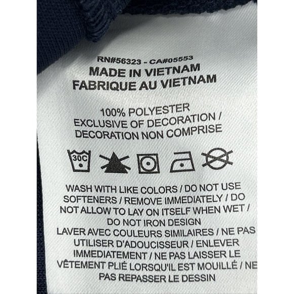 Villanova Wildcats Sweatshirt Men's XXL Blue Nike Long Sleeve Hoodie Fleece - Picture 5 of 11